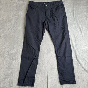 Travis Mathew Pants Mens 34x31* Blue Chino Straight Golf Casual Performance